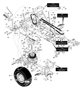 Part Location Diagram of 690013-821 Murray WP, PEDAL Assembly HYDRO